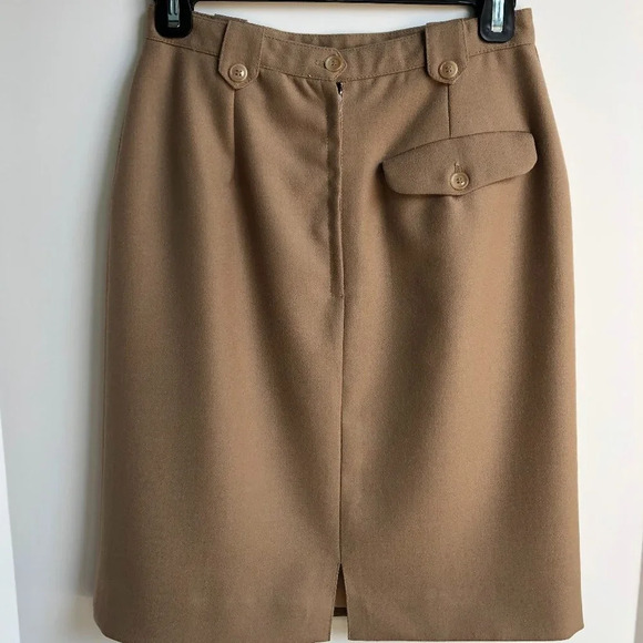VANUTI Toronto Vtg Lined Skirt Camel Size XS/S - Picture 4 of 10